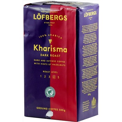 Lofbergs Lila. Kharisma молотый 500 гр. мягкая упаковка