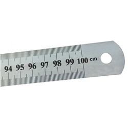 Линейка измерительная металлическая 1000 мм ON 05-03-100