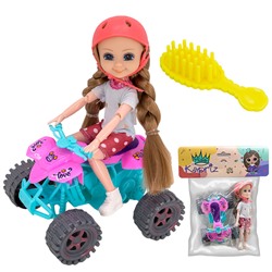 Кукла малышка Miss Kapriz YS53828 со скутером в пак. в Самаре