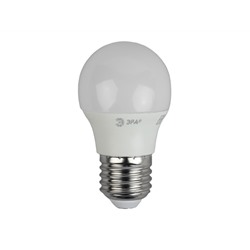 Лампа светодиодная ЭРА RED LINE LED P45-6W-840-E27 R E27 / Е27 6Вт шар нейтральный белый свет