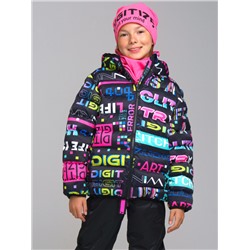 12321002 Куртка текстильная с полиуретановым покрытием для девочек