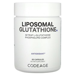 Codeage, Антиоксидант, липосомальный глутатион, 60 капсул