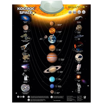 Электронный плакат Космос LKS2012-DBL-008/PL-13-SPACE /20шт/ в Самаре