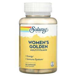 Solaray, Women's Golden Multivitamin, 90 капсул