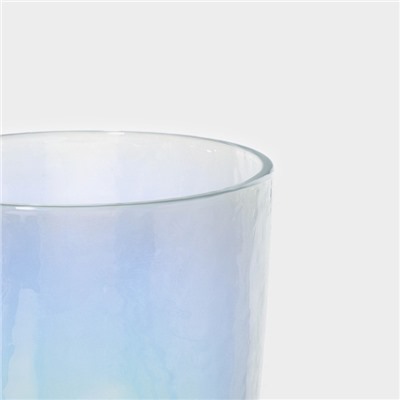 Набор бокалов из стекла для шампанского Magistro "Жемчуг" 270 мл, 7,5×26 см, 2 шт, цвет перламутровый