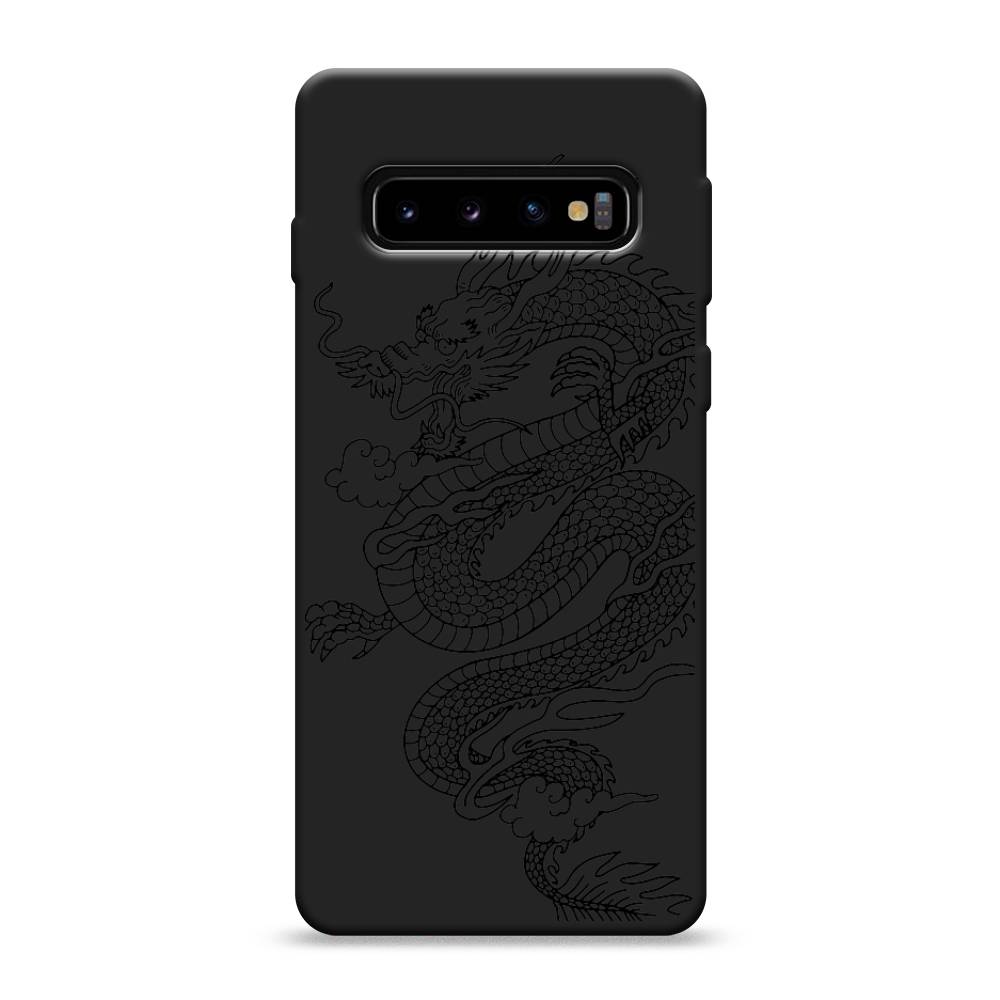 Матовый силиконовый чехол Большой китайский дракон на Samsung Galaxy S10  купить, отзывы, фото, доставка - Клуб Шопоголиков 