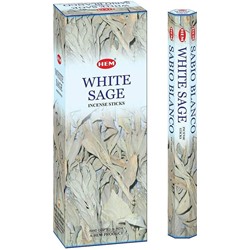 HEM Благовония шестигранник упаковка 6шт: Precious White Sage