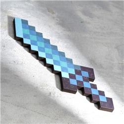 Сувенир деревянный "Нож", 20 см, пиксельный, алмазный