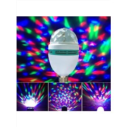 LED Mini Party Lamp / Вращающаяся разноцветная диско лампа