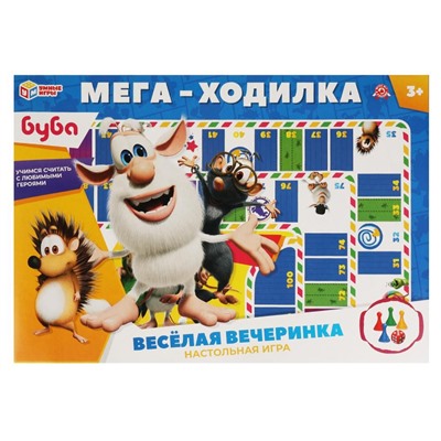 Игра-"ходилка" в коробке, 42*29см "Буба. Веселая вечеринка" (ш/к61204, 323201, "Умные игры")