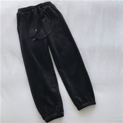 Штаны бархатные, арт КЖ172, цвет:чёрный