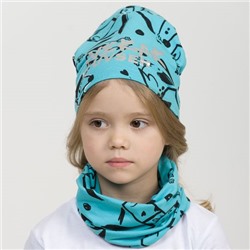 PELICAN,шарф для девочек, Бирюза
