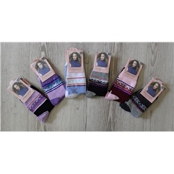 Носки женские (В упаковке 12 пар, цвета разные) 395