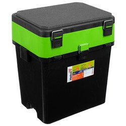 Ящик зимний Helios FishBox 19 л, цвет зеленый