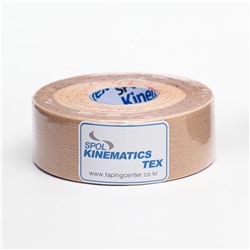 Кинезио тейп Spol Tape корейский, 2.5 см x 5 м, бежевый