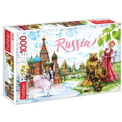 Puzzle Hatber 1000 элементов "Вокруг света. Россия" (1000П32_22052)