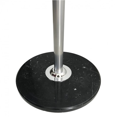 Вешалка-стойка Brabix "CR-855" на мраморном диске металл 4+3 крючка цвет серебристый 606434 (1)