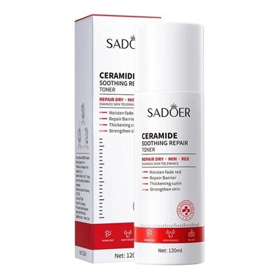 SADOER  Тонер для лица CERAMIDE Soothing  ЦЕРАМИДЫ  120мл  (SD-05077)