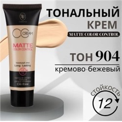 Triumph Тональный Крем для лица тон 904 кремово-бежевый Matte Color Control CTW 09 30 мл