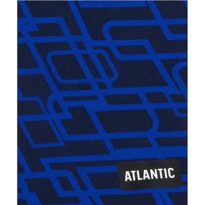 Купальные шорты мужские Atlantic, 1 шт. в уп., полиамид, темно-синие + голубые, KMS-316