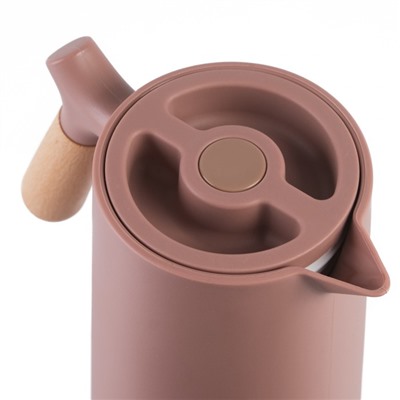 Термос-кофейник 1 л, сохраняет тепло 24 ч, 24.5 х 12.5 см, розовый