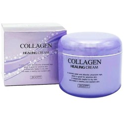 Jigott Крем питательный с коллагеном - Collagen healing cream, 100мл