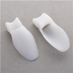 Защитные накладки на косточку большого пальца (силикон) с разд.на 2 пальца, пара