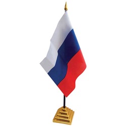 Флаг настольный "Россия" ArtSpace, пластик. подста