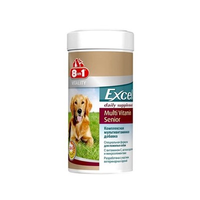 Витамин 8 в 1 Эксель для собак 70 таблеток пожилых мультивитамин, 108696
