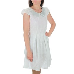 632 WHITE Платье женское (65% хлопок, 35% полиэстер)