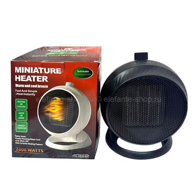 Обогреватель Miniature Heater 2000 Black МА-541 (MN)