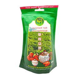 Зеленый чай с клубникой (green tea) Верблюд 100г