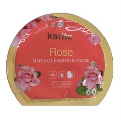 Тканевая маска для лица Karite Rose с экстрактом розы