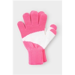 Перчатки  для девочки  КВ 10014/ярко-розовый