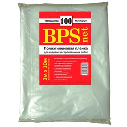 Пленка полиэтиленовая НАРЕЗКА BPSnet (1 сорт) 100 мкм (3м х 10м)