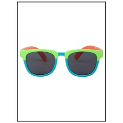 Солнцезащитные очки детские Keluona T1533 C8 Салатовый Голубой Оранжевый