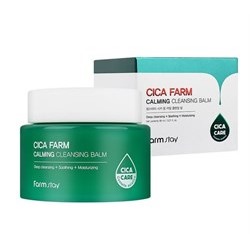 Гидрофильный бальзам-шербет для умывания Farmstay Cica Farm Calming Cleansing Balm 95 ml с центеллой азиатской