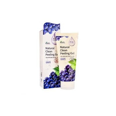 Пилинг-скатка Ekel  Grape natural clean peeling gel, 180мл с экстрактом винограда