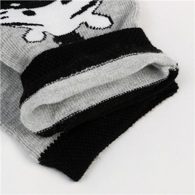 Носки детские, цвет серый меланж, размер 14-16