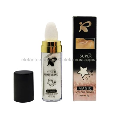 Хайлайтер для лица и тела Sparcli Super Bling Bling Magic Colour Shiner Silver Bottle 9g