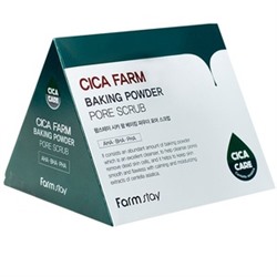 Скраб для лица с центеллой азиатской FarmStay Cica Farm Baking Powder Pore Scrub, 7g*25шт