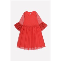 Платье  для девочки  К 5579/2/насыщенно-красный