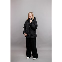 629-24в Куртка для девочки "Эффи", черный