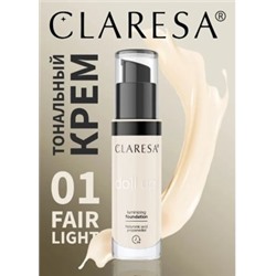 Claresa Doll Up Тональный крем тон 01Fair light