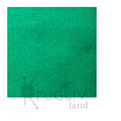 Фетр листовой мягкий 1,5мм/ цв.темно-зеленый/ размер 20х30см/ уп.10шт/ фас.1 уп.