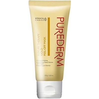 Purederm Маска-пленка с золотом Peel Off Mask Luxury Therapy Gold