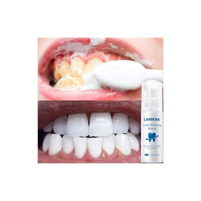 Мусс для отбеливания зубов Lanbena Teeth Whitening Mousse 60ml