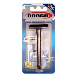 Станок для бритья Классический Т-образный DORCO PL-602 (+ 2 двусторонних лезвия), PL-602