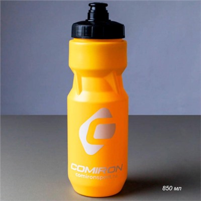 Бутылка для воды COMIRON "Advance" с одноцветным принтом. Жёлтая. 850 мл./711468 /FWCPE-281Сy / уп 1