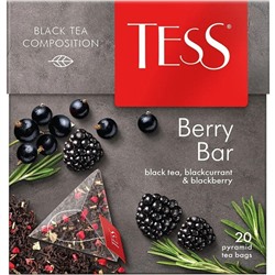 Чай Tess Berry Bar черный с добавками, 1,8гх20пир 0785-12